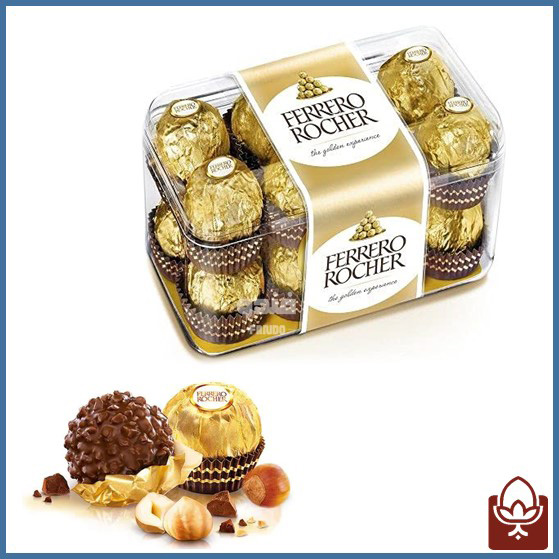 شکلات کادویی فررو روشر ۱۶ عددی مدل کاسه ای | Ferrero Rocher 16pcs