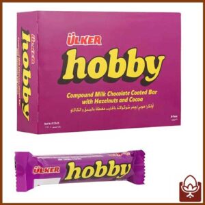 شکلات هوبی قلمی 30 گرمی بسته 36 عددی | Ülker Hobby Bar 36pcs شکلات کاکائویی با مغز کارامل