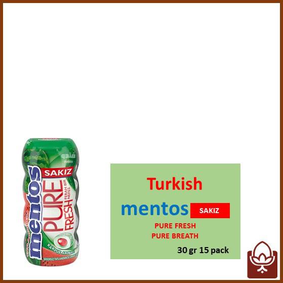 آدامس منتوس ترک طعم هندوانه 30 گرمی | Mentos Pure Fresh