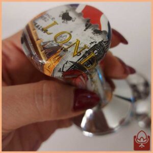 تمپر اسپرسو تمام فلزی طرح لندن مدل TP-LDN – طراحی خاص و حرفه‌ای