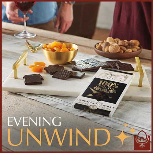 شکلات تلخ 100 درصد لینت اصل سوئیس | Lindt Excellence 100% Cocoa بدون شکر و کاملاً خالص (50 گرم)