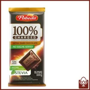 شکلات تلخ رژیمی 100 گرمی پوبدا